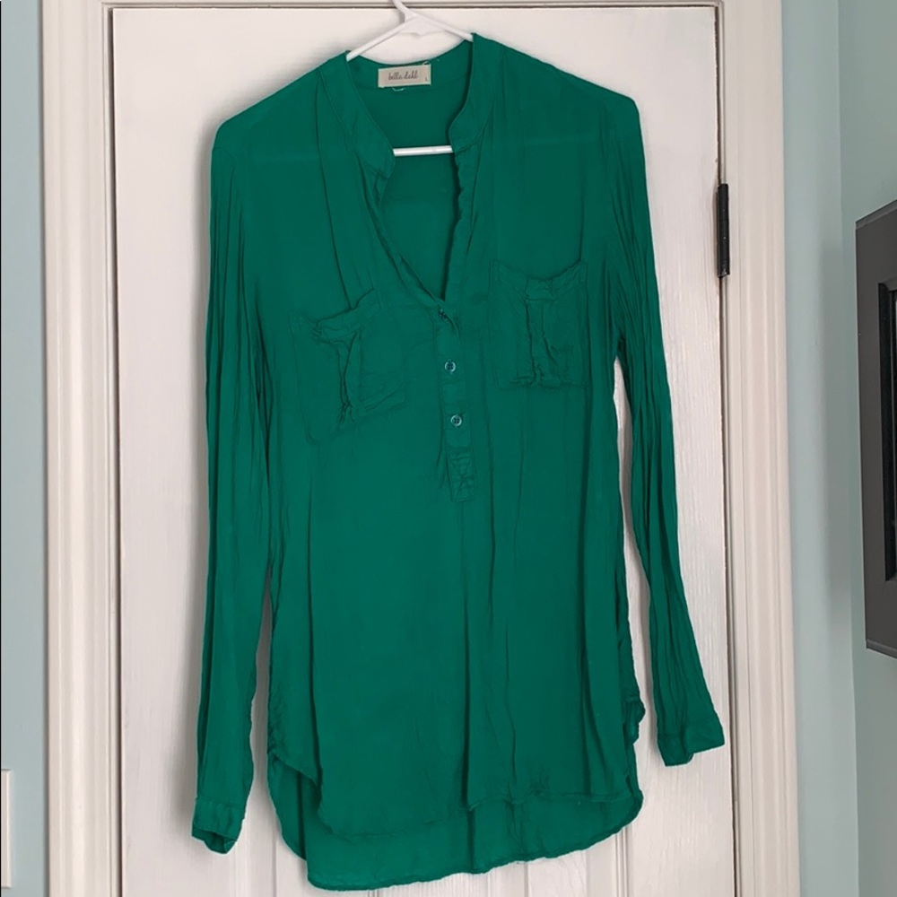 Bella Dahl double pocket long sleeve